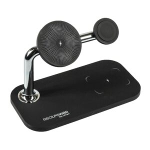 RealPower ChargeAIR Mag Išmanusis telefonas, Išmanusis laikrodis, Planšetinis kompiuteris Juoda USB Belaidis įkrovimas Vidaus - Image 2