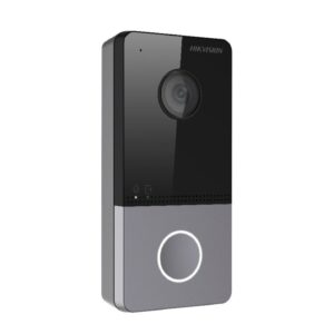 Hikvision DS-KV6113-WPE1(C) vaizdo telefonspynės sistema 2 MP Juoda, Pilka - Image 3