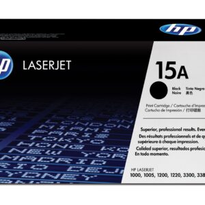 HP 15A Black Original LaserJet Toner Cartridge tonerio kasetė 1 vnt Juoda