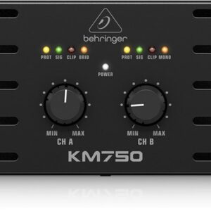 Behringer KM750 garso stiprintuvas 2.1 kanalai Juoda