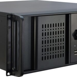 Inter-Tech 4U-4098-S Stovas Juoda - Image 1