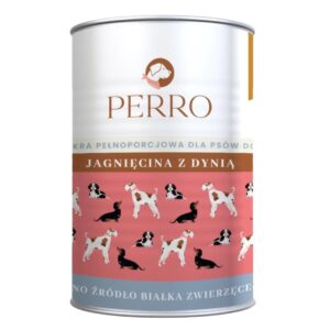 PERRO Ėriena su moliūgu - šlapias maistas šunims - 400g