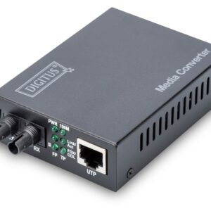 Digitus DN-82010-1 tinklo medijos keitiklis Vidinis 1310 nm Keli režimai Juoda - Image 1