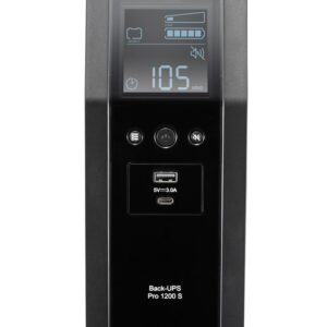 APC BACK UPS PRO BR 1200VA nepertraukiamo maitinimo resursai (UPS) „Line-Interactive“ 1,2 kVA 720 W 8 AC išvestis(ys / čių)