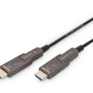 Digitus AK-330127-100-S HDMI kabelis 10 m HDMI A tipo (standartinis) Juoda