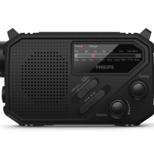Philips TAR1609/00 radijo imtuvas Nešiojama Analoginis ir skaitmeninis Juoda