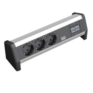Bachmann Desk 1 elektros tinklo ilgintuvas 3 AC išvestis(ys / čių) Juoda