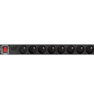 LANBERG MAITINIMO JUOSTOS STOVAS PDU 19" (1U, 16A, 7X Shuko, 2m) - Image 2