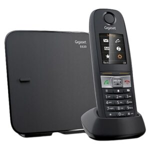 Gigaset E630 DECT telefonas Skambintojo ID Juoda