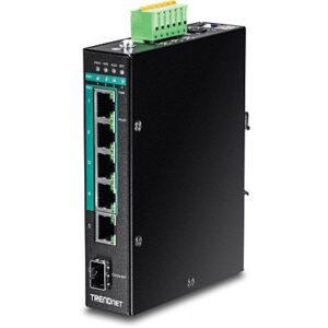 Trendnet TI-PG541i Valdomas L2+ Gigabit Ethernet (10/100/1000) Maitinimas per Eternetą (PoE) Juoda