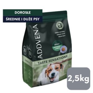 ADDVENA Taste Sensations Adult Medium/Large Turkey - sausas maistas šunims - 2,5kg - Image 2
