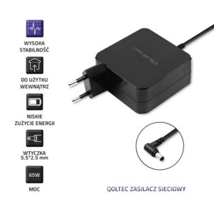 Qoltec 51745 maitinimo adapteris / inverteris Vidaus 65 W Juoda - Image 3