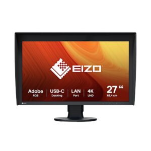 EIZO ColorEdge CG2700X kompiuterio monitorius 68,6 cm (27") 3840 x 2160 pikseliai 4K Ultra HD LCD Juoda