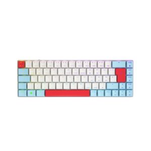 CHERRY MX-LP 2.1 Compact Wireless klaviatūra Žaidimams RD belaidis ryšys + „Bluetooth“ QWERTZ Vokiečių Balta - Image 1