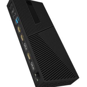 ICY BOX IB-DK2246AC Vielinis USB 3.2 Gen 2 (3.1 Gen 2) Type-A Juoda