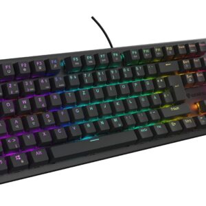 GENESIS Thor 303 klaviatūra Žaidimams USB QWERTZ Vokiečių Juoda