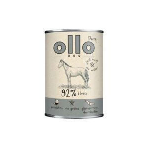 OLLO Pure Arklys Mono - šlapias šunų maistas - 850g