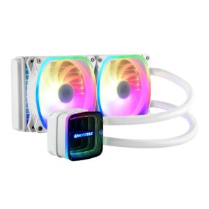 Enermax ELC-AQFA240-SQA-W Kompiuterio aušinimo sistema Procesorius Aušinimo skysčiu rinkinys 12 cm Balta 1 vnt - Image 2