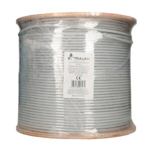 Extralink EX.16231 tinklo kabelis Pilka 500 m Cat6a F/FTP (FFTP) - Image 2