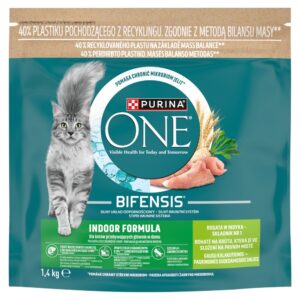 PURINA One Bifensis Indoor Rich in turkey - sausas kačių maistas - 750g
