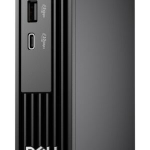 DELL Pro QCM1250 Intel® Core™ i5 i5-14500T 8 GB DDR5-SDRAM 512 GB SSD Windows 11 Pro Micro PC Mini kompiuteris Juoda - Image 3