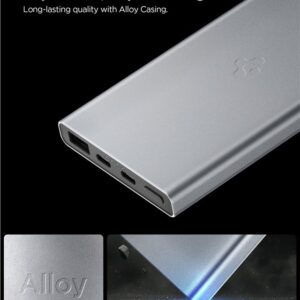 Spigen Essential 10,000mAh 22.5W Portable Charger, gray EA2210 - Image 4