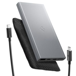Spigen Essential 10,000mAh 22.5W Portable Charger, gray EA2210