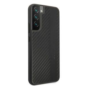 AMG AMHCS22MBLSCA S22+ S906 juodos spalvos kietas dėklas Carbon Stripe&Embossed - Image 4