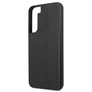AMG AMHCS22MBLSCA S22+ S906 juodos spalvos kietas dėklas Carbon Stripe&Embossed - Image 6