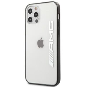 AMG AMHCP12LAESLBK Apple iPhone 12 Pro Max skaidrus kietas dėklas Metallic Painted - Image 2