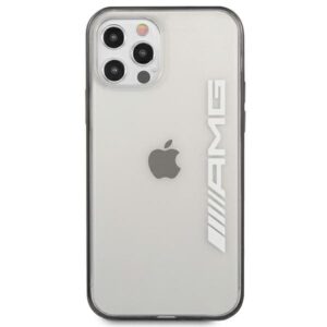 AMG AMHCP12LAESLBK Apple iPhone 12 Pro Max skaidrus kietas dėklas Metallic Painted - Image 3