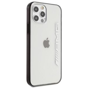 AMG AMHCP12LAESLBK Apple iPhone 12 Pro Max skaidrus kietas dėklas Metallic Painted - Image 4