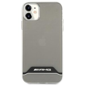 AMG AMHCN61TCBW Apple iPhone 11 6,1" skaidrus kietas dėklas Electroplate juodos spalvos&baltos spalvos - Image 3