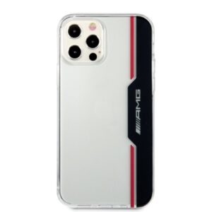 AMG AMHCP12MTVLBR Apple iPhone 12/12 Pro 6.1" skaidrus kietas dėklas with Electroplate Vertical design - Image 3