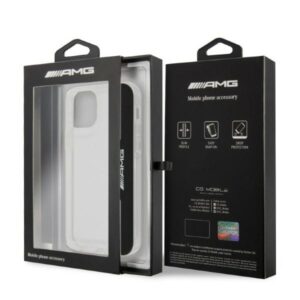 AMG AMHCP12MTVLBR Apple iPhone 12/12 Pro 6.1" skaidrus kietas dėklas with Electroplate Vertical design - Image 7