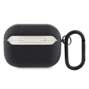 AMG AMAP2SLWK AirPods Pro 2 (2022/2023) dėklas juodos spalvos Leather with baltos spalvos Logo - Image 2