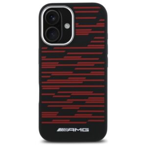 AMG AMHMP16S24SSRRK Apple iPhone 16 6.1" juodos spalvos kietas dėklas Silicone Graphics MagSafe - Image 3