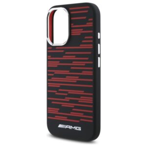 AMG AMHMP16S24SSRRK Apple iPhone 16 6.1" juodos spalvos kietas dėklas Silicone Graphics MagSafe - Image 6