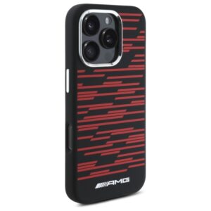 AMG AMHMP16X24SSRRK Apple iPhone 16 Pro Max 6.9" juodos spalvos kietas dėklas Silicone Graphics MagSafe - Image 4