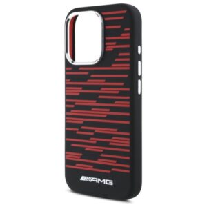 AMG AMHMP16X24SSRRK Apple iPhone 16 Pro Max 6.9" juodos spalvos kietas dėklas Silicone Graphics MagSafe - Image 6
