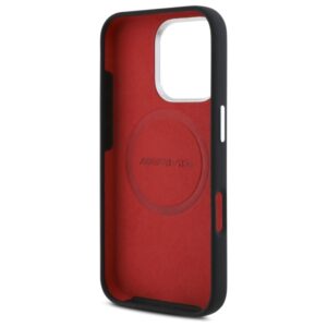 AMG AMHMP16X24SSRRK Apple iPhone 16 Pro Max 6.9" juodos spalvos kietas dėklas Silicone Graphics MagSafe - Image 7