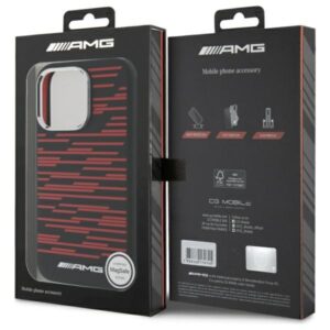 AMG AMHMP16X24SSRRK Apple iPhone 16 Pro Max 6.9" juodos spalvos kietas dėklas Silicone Graphics MagSafe - Image 8