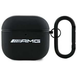 AMG AMA4SLWK AirPods 4 dėklas baltos spalvos Leather baltos spalvos Logo - Image 1