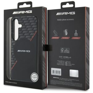 Dėklas AMG Double Layer Rhombs MagSafe Samsung Galaxy S25 juodos spalvos/red - Image 8
