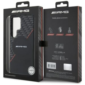 Dėklas AMG Double Layer Rhombs MagSafe Samsung Galaxy S25 Ultra juodos spalvos/red - Image 8