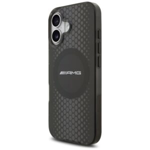 Dėklas AMG Double Layer skaidrus Graphics MagSafe Apple iPhone 17 juodos spalvos - Image 2