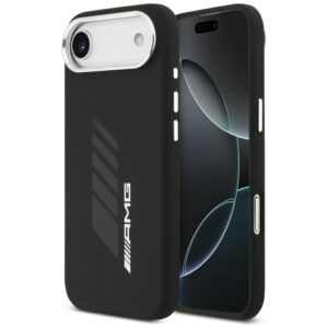 AMG Silicone Oversize Rhombs MagSafe dėklas Apple iPhone Air juodos spalvos - Image 1