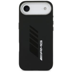 AMG Silicone Oversize Rhombs MagSafe dėklas Apple iPhone Air juodos spalvos - Image 3