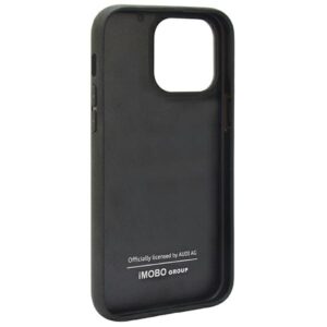 Audi Carbon Fiber Stripe Apple iPhone 14 Pro 6.1" juodos spalvos kietas dėklas AUS-TPUPCIP14P-R8/D1-BK - Image 4