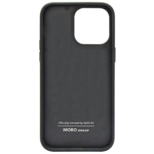 Audi Carbon Fiber Stripe Apple iPhone 14 Pro 6.1" juodos spalvos kietas dėklas AUS-TPUPCIP14P-R8/D1-BK - Image 5